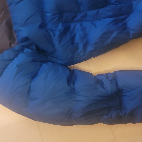 The North Face 700 STOW AWAY Puffer Blue/Grey Jacket Men's size XXL EUC - Picture 4 of 14